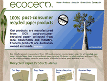 Tablet Screenshot of ecocern.com